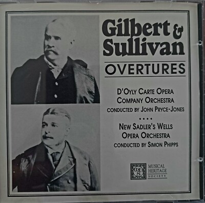 Gilbert & Sullivan Overtures to Mikado Iolanthe HMS Pinafore Pirates-CD