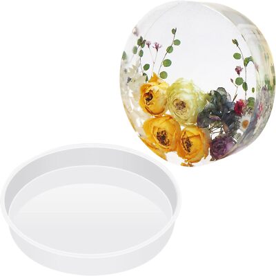 Large Resin Molds 14 Inch Round Silicone Molds for Table Round Stool Epoxy