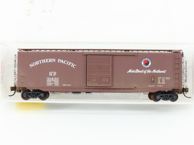 #ad #ad N Scale Micro Trains MTL 31060 NP Northern Pacific 50#x27; Boxcar #31430 Weathered $21.95