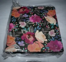 2 PCS greenroom 2" 3 Ring Binder with Clipboard Floral Navy 2 Designs NEW