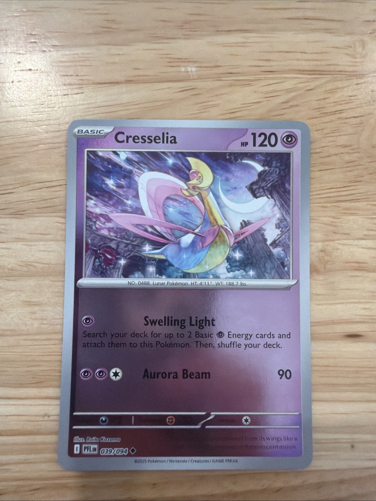 Cresselia 039/094 Me02: Phantasmal Flames Reverse Holo