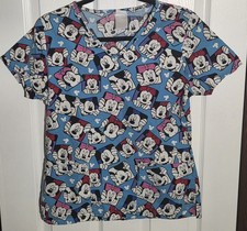 Scrub Top Disney Minnie Mouse  Mickey Mouse Women's Size XS