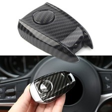 Carbon Fiber Abs Key Fob Remote Cover Case For Alfa Romeo Giulia Stelvio 17-20