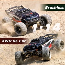1/14 All Terrain Brushless 4WD Off Road RC Car 52KPH High Speed Racing Vehicle