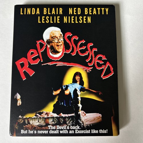 Kino Lorber Repossessed Blu Ray-slipcover-Leslie Nielsen Linda Blair-Ned Beatty - Picture 2 of 7