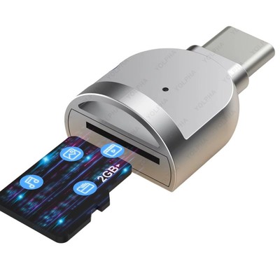 USB-C auf Micro-SD TF Kartenleser High Speed für iPhone 15 Laptop DE.