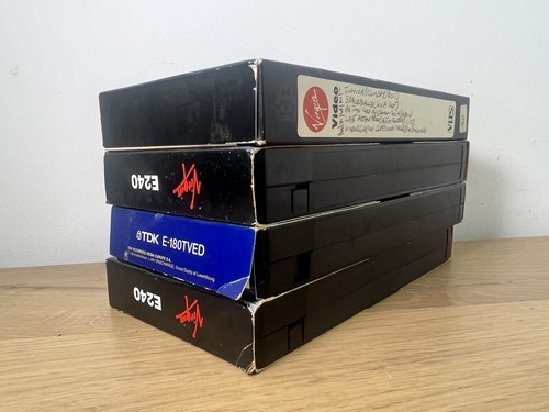 Bundle of 4 x Used/Blank VHS Video Cassette Tapes - various brands & lengths - Picture 2 of 5