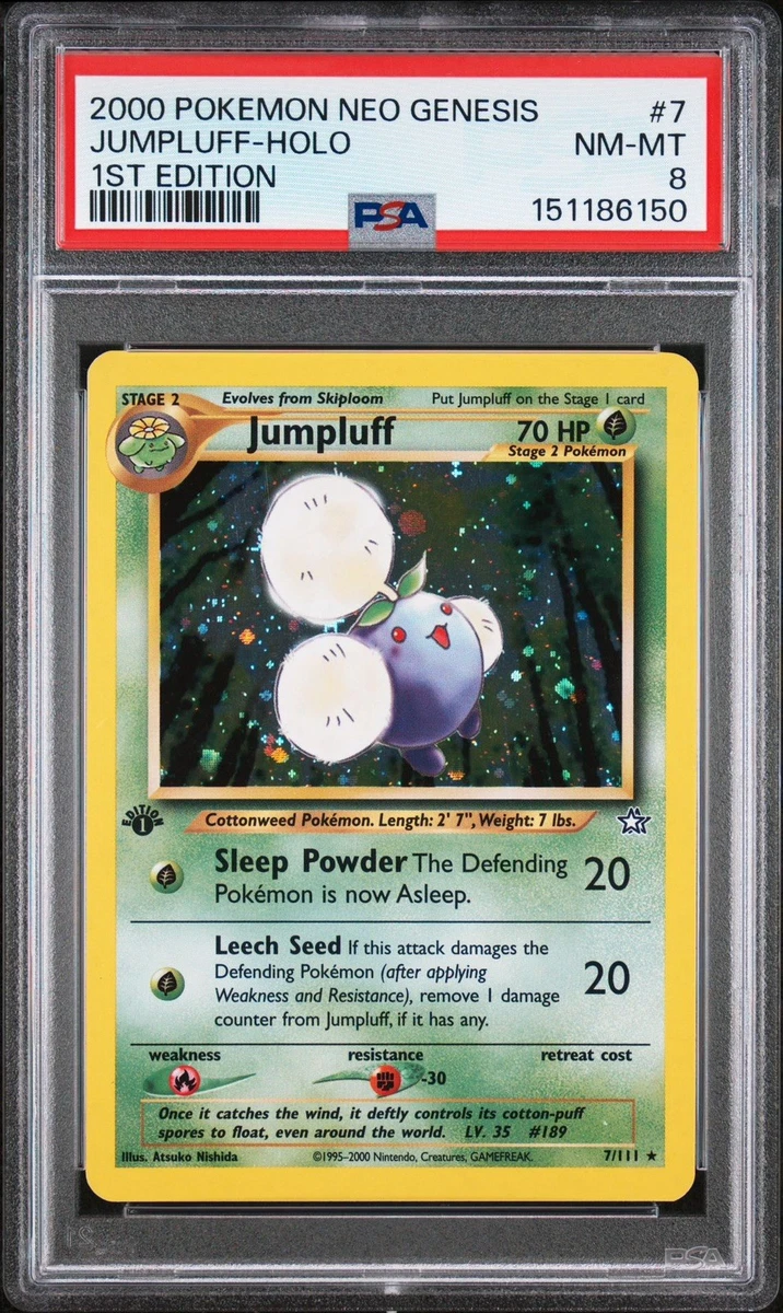 ワタッコ e 全面ホロ　psa9 JUMPLUFF-HOLO Jumpluff Pokémon TCG Cards for sale | eBay