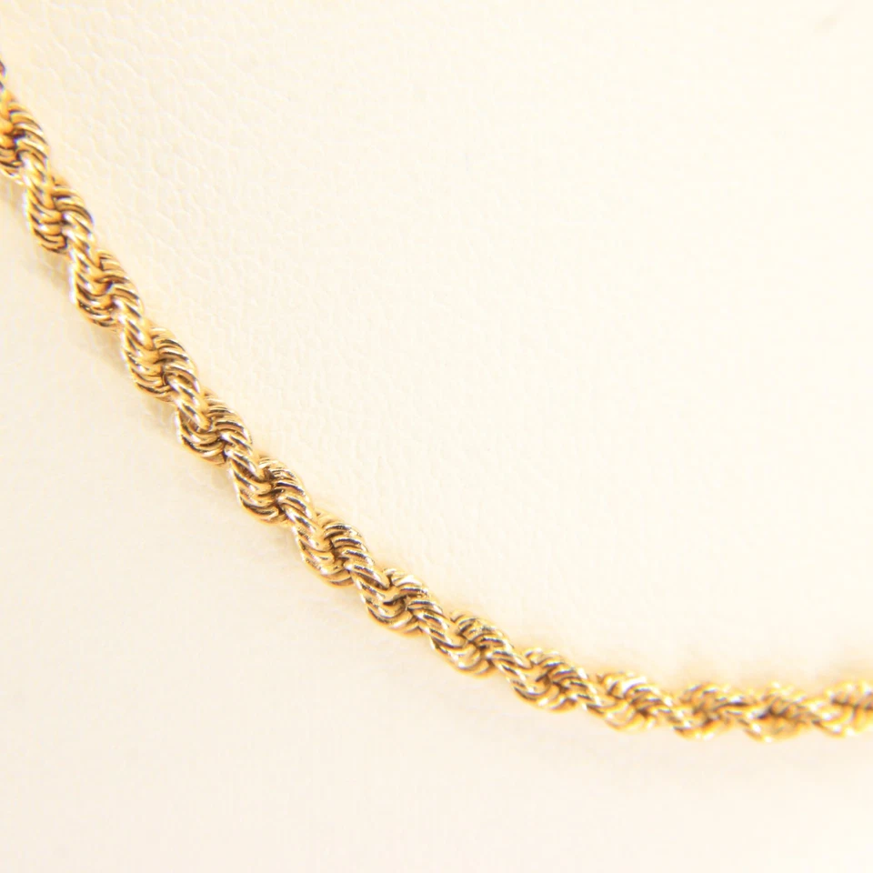 Vintage 18ct Gold Chopard Necklace 20 Inch Rope Chain Designer Yellow Gold - Image 2 of 4