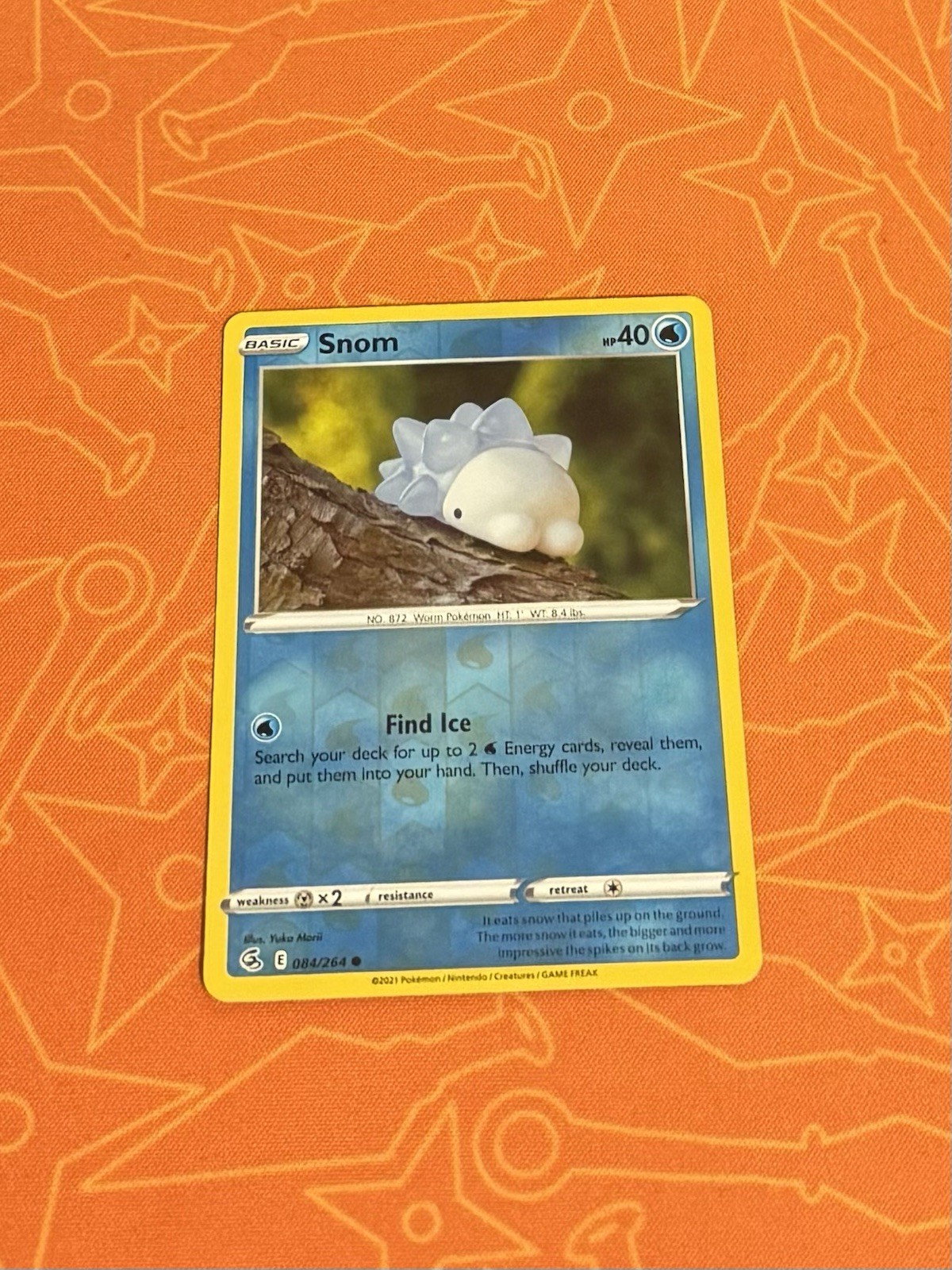 Pokemon TCG Snom Fusion Strike 084/264 Reverse Holo Common