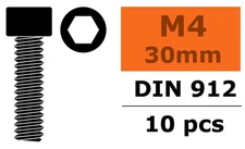 GForce - 4x30mm 10pcs steel socket head screws