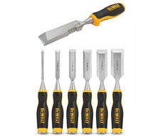 Dewalt 6 Piece Wood Chisel Set and Side Strike 25mm Chisel, DHT48305P