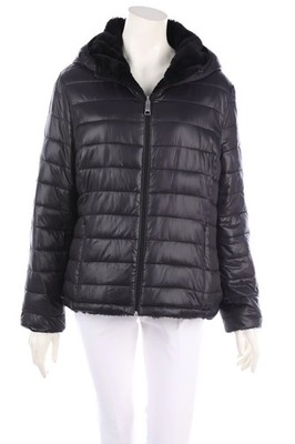 ANDREW MARC NEW YORK wattierte Jacke zum Wenden L schwarz