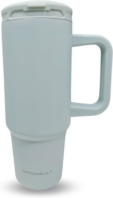 40oz Stainless Steel Tumbler - Fresh Mint Color. Straw and sippy