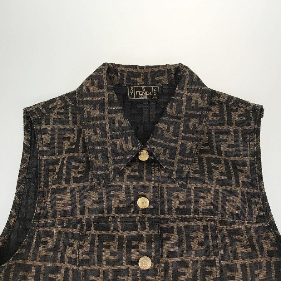 ヴィンテージFendi Zuccaベスト FENDI Zucca Women's Vest 716736390130| eBay