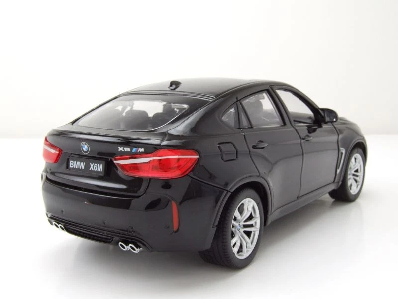 BMW X6M 2018 Noir Modèle Réduit 1:24 Rastar - Photo 2/4