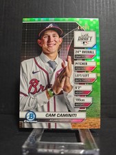 2024 Bowman Draft - Bowman Draft Night Cam Caminiti BDN-10 Green Refractor 44/99