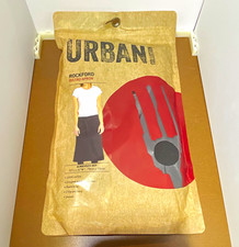 Chef Works Urban Rockford Bistro Apron Gray 100 Cotton 31x31 Pockets Loop