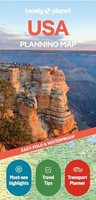 Lonely Planet - Usa Planning Map - Sheet Map - G245Z