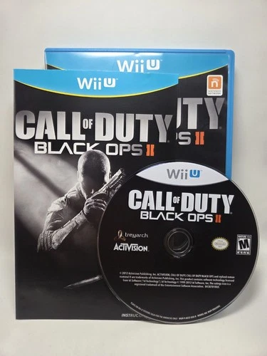 Call of Duty Black Ops 2 II Nintendo Wii U CIB Complete Tested Working