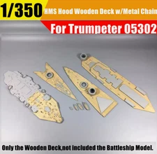 1/350 HMS Hood 1941 Battlecruiser Wooden Deck+Metal Chain For Trumpeter 05302