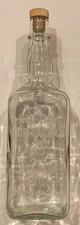 Jack Daniels one liter  1895 Replica  Bottle, with cork/cap