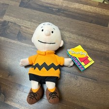 PEANUTS CHARLIE BROWN MINI BEAN BAG PLUSH WITH TAG