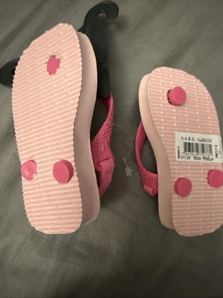 Havaianas 人字拖 迪士尼 米妮老鼠 2 色 粉色 背带 儿童 尺寸 美国 4C — 第 3/3 张图片