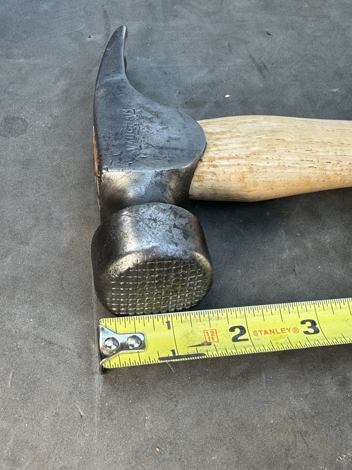 Vaughan CF 1 - 23 Oz Milled Face California Framer Hammer Replacement Handle VTG