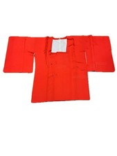 Road coat kimono Japanese clothing remake material coat vermilion probably pure