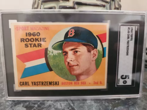 1960 Topps - Sport Magazine 1960 Rookie Star #148 Carl Yastrzemski (RC)