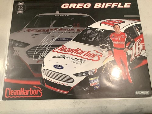 GREG BIFFLE AUTOGRAPHED 2005 FORD TAURUS JACKSON HEWITT / NG DIECAST & CARD - Picture 2 of 12