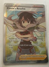 Zinnia's Resolve 203/203 Full Art NM/M Evolving Skies Pokemon Card