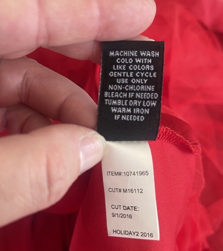 Vestido Formal Torrid Negro Terciopelo Y Rojo Herramienta Talla 14 - Imagen 11 de 12