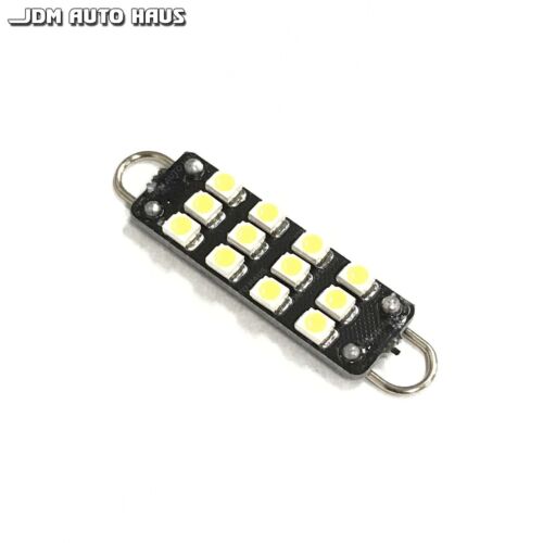 2x 561 562 44mm Bucle Rígido Blanco LED Mapa Interior Cúpula Puerta Tronco Bombillas - Imagen 2 de 11