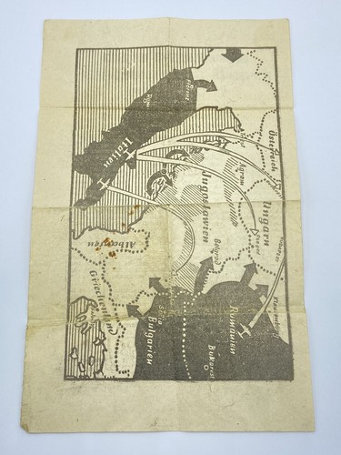 WW2 Allied Airborne Propaganda Leaflets Dropped In Greece For German Commanders - Picture 6 of 13