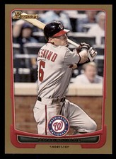 Ian Desmond 2012 Bowman #115 Gold Washington Nationals