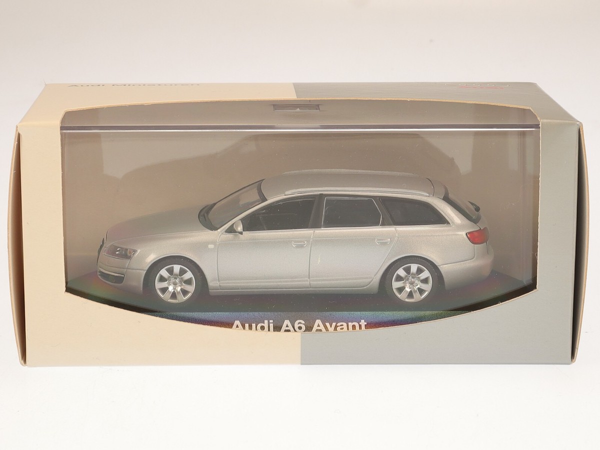 アウディ特注 ミニチャンプス 1/43 アウディ A6 アバント (シルバー) Audi A6 C6 Avant silver diecast model car Minichamps 1/43 | eBay