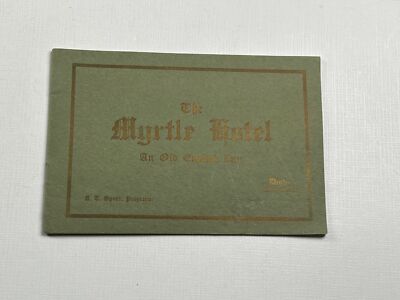 Vintage Booklet The Myrtle Hotel Old English Inn Digby Nova Scotia Canada Spurr