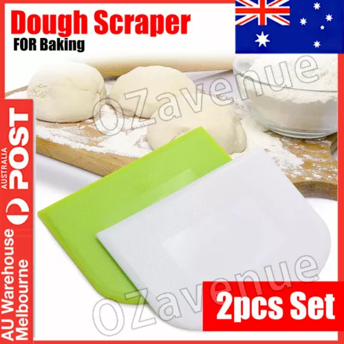 2x  Dough Scraper Scraper Scraping Dough Cutter Fondant Bowl for Bread Cake