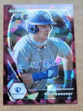 Trey Sweeney 2021 Panini Prizm Draft Picks Cracked Ice Baseball Card 12/23