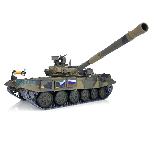7.0 Henglong 1/16 Aufgerüsteter Metall russischer T90 RC Panzer 3938 360° Turm - Bild 9 von 12