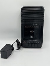 GE Cassette Tape Recorder -Model: 3-5025A - AC Adapter- Vintage- Pull Out Handle