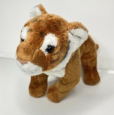 Bengal Tiger Cub Plush FAO Schwarz Stuffed Animal Soft Toy Realistic 2013 11"