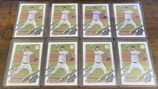 Jordan Holloway 2021 Topps Update Series Rookie RC #US82 Miami Marlins Lot (8)