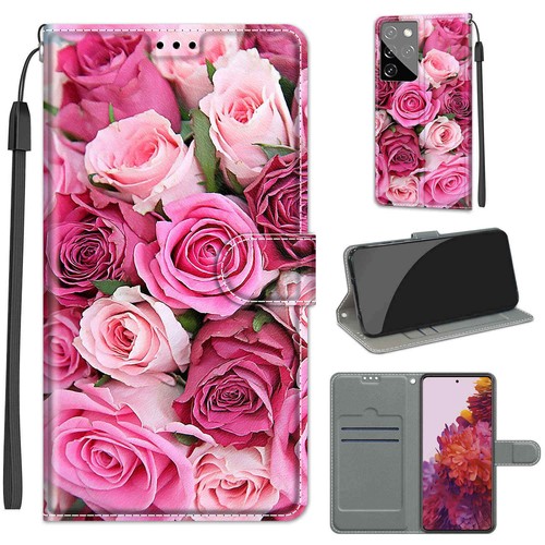 For Samsung Galaxy S21 S20 S10 S9 S8 Ultra Plus FE Pattern Leather Wallet Case - Picture 25 of 72