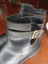 DAVID JOAN Mens Moto Boots NEW UNWORN Vintage Made in Italy. DAVID BOWIE. da