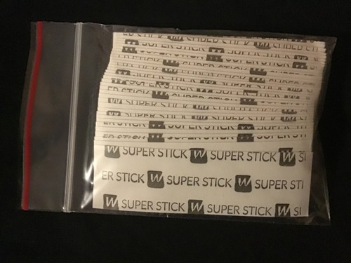 Walker Tape Super Stick Tape-36 Strips -1" x 3" Straight Strips- 36 Pc /Bag,NEW. - Picture 2 of 6