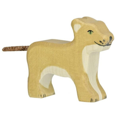 Holztiger Lion Cub Standing