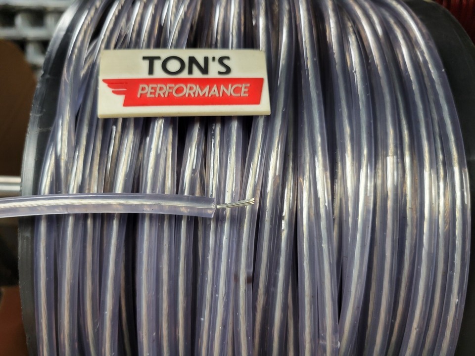 7mm Copper core Translucent Clear silicone Spark plug wire by foot | eBay